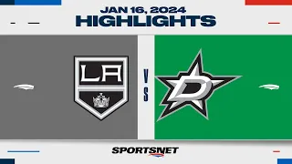 NHL Highlights | Kings vs. Stars - January 16, 2024