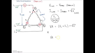 3 Phase Delta Tutorial (Electrical Power PE Exam Review)