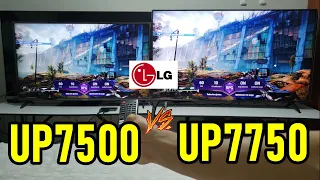 LG UP7500 vs UP7750: SMART TVs 4K HDR ¿Cuál te Conviene más Comprar?