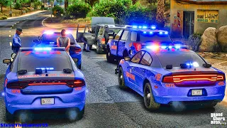 Playing GTA 5 As A POLICE OFFICER Highway Patrol|| GSP|| GTA 5 Mod| 4K