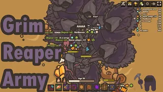 Taming.io - Grim Reaper army destroying a server