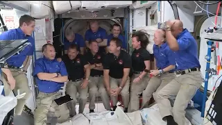 SpaceX Crew-2 hatch opening
