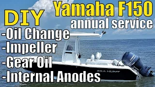 ~DIY~ Full Yamaha F150 outboard Yearly Service
