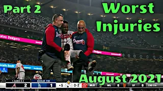 MLB  Worst Injuries August 2021 part 2