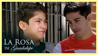 El Puño de Oro salva a Juan Pablo de su papá | La rosa de Guadalupe 3/4 | Volver a ver el cielo