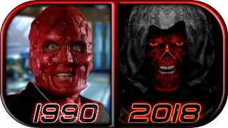 EVOLUTION of RED SKULL in Movies Cartoons TV Anime (1966-2018) Avengers Infinity war Red skull scene