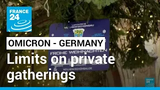 Covid-19: Germany puts limits on private gatherings, big events • FRANCE 24 English