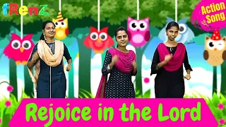 Rejoice In The Lord Always | Sunday School Action Song | Children's Sunday School | fRenZ