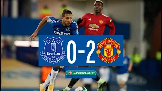 EVERTON 0-2 MAN UNITED | CARABAO CUP QUARTER-FINAL HIGHLIGHTS