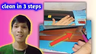 HOW TO Clean QUAFF Laminating Machine (Cleaning Laminating Rollers) || HowsTops