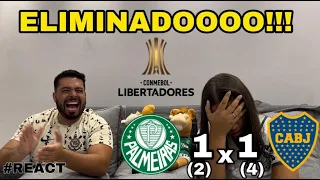 REACT REAÇÕES PALMEIRAS x BOCA JUNIORS