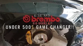 E36 M3 Rocket Bunny - Cheapest Big Brake kit (Brembo 911)