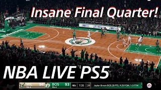 NBA LIVE '20 Celtics vs Bucks 4th Quarter Insane Ending PS5 4K