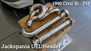 Coolest Sounding Header/Exhaust - Jackspania UEL Header Install - 1990 Civic Si Sohc ZC D Series