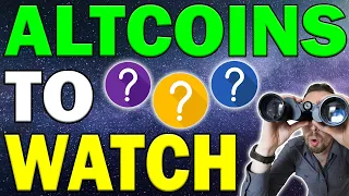 ALTCOINS TO WATCH FOR HUGE GAINS IN ALTSEASON!!