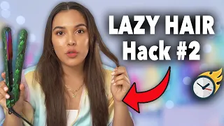 Lazy 5 Second Hair Hack #2 #shorts