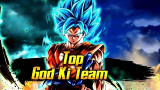 S TIER GOD KI TEAM WITHOUT GOGETA BLUE OR ZENKAI VEGETA | Dragon Ball Legends