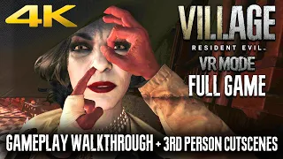 RESIDENT EVIL VILLAGE VR Gameplay Walkthrough & 3rd Person Cutscenes (4K 60FPS) No Commentary PSVR2