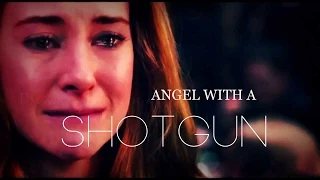 ● tris & tobias || angel with a shotgun