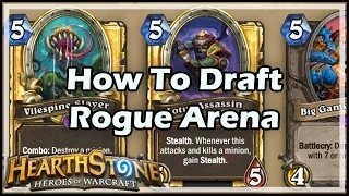 [Hearthstone] How To Draft Rogue Arena