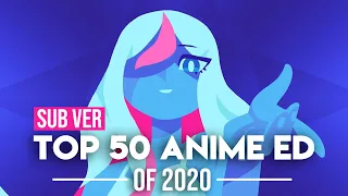 Top 50 Anime Endings - 2020 (Subscribers Version)