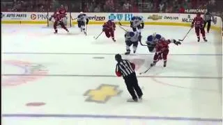 Jeff Skinner kicks the puck to his stick and scores 3/15-12