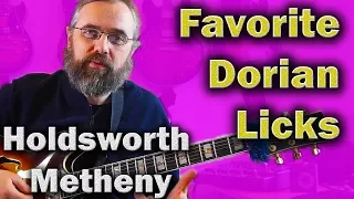 Great Dorian m7 licks - Secret ideas from Holdsworth, Metheny and more - Jazz Guitar Lesson