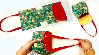 Only Few People Know This Easiest Way Sewing Bag 💜 Amazing Sewing Tutorial #diybag