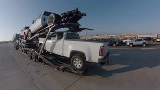 Loading Trucks and SUV's on a AutoHauler (GoPro)