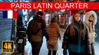 Paris Night Time Latin Quarter Walking Tour (December 2022)