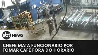 Chefe mata funcionário por tomar café fora do horário