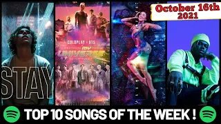 Spotify Top 10 Songs This Week |( October 16th, 2021), #BillboardTop #Shorts, #Spotify