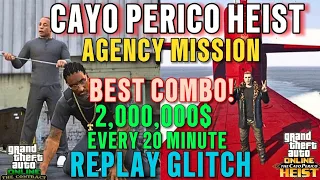 *SOLO* Cayo Perico Heist , The Contract'Dre, Replay Glitch Gta Online #gtaonline #cayopericoheist