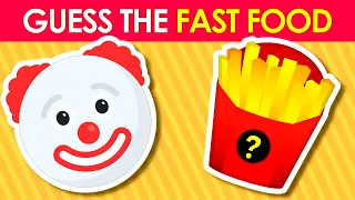 Only 1% Can Guess All the Fast Food Restaurant by Emojis