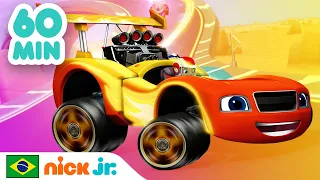 Blaze e os Monster Machines | 1 HORA de corridas ÉPICAS! | Nick Jr. em Português