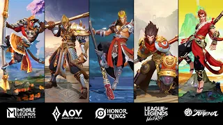 5 SUN WUKONG SKILLS - MLBB AOV HOK LOLWR OA