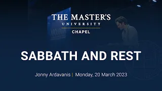 Jonny Ardavanis | Sabbath and Rest