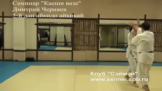 Каеши ваза. Дмитрий Черняев, 5-й дан айкидо айкикай.