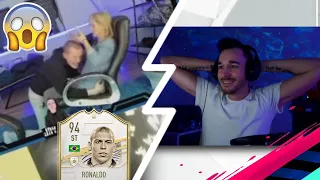 FIFA 21: Seine MUTTER zieht einfach ICON RONALDO (94) ! 😱