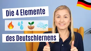 Perfektes Deutsch lernen: Diese 4 Elemente brauchst du! B1/B2/C1