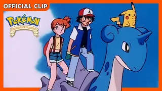 Saving Lapras! Pokémon: The Johto Journeys | Official Clip