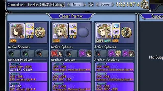 [DFFOO GL] Aranea Event - Commodore of the Skies Chaos [Challenge]