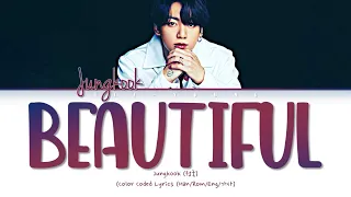 Jungkook (정국) "Beautiful (OST Goblin)" (Color Coded Lyrics (Han/Rom/Eng/가사) | COVER