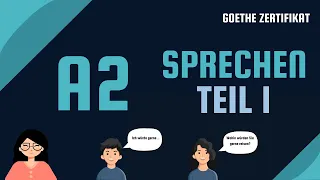 Goethe Zertifikat (A2) | Sprechen Teil 1 Wortschatz.