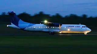 EARLY BIRD | Leading Edge Air Services ATR 72-500 (72-212A) | Landing, Taxi, and Takeoff in Davao