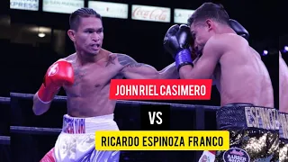 John Riel Casimero vs Ricardo Espinoza Franco highlights/angas ng pinas/STOPPAGE/HD