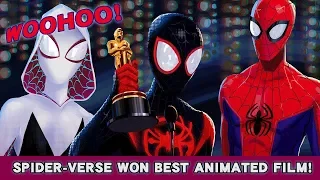 #Oscars: Spider Man: Into The Spider-Verse Won Best Animated Feature Film!