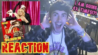 Madonna  - Celebration Tour FIRST Night Live REACTION! | Vogue, Open Your Heart & MORE!!! 😍