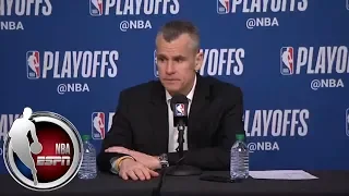 Billy Donovan says turnovers caused a problem for his team | NBA on ESPN