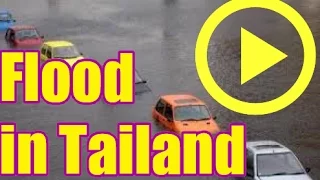 Flood in Pattaya Thailand 2015